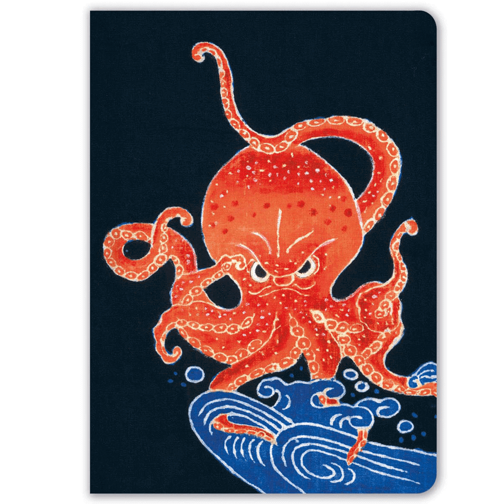 V&A Octopus Noren Curtain A7 Notebook